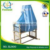 Hottest quality baby crib attached bed