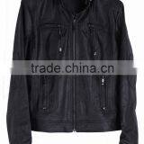 2015The New ms Han Edition Cultivate One's Morality Short Locomotive Leather Coat Female Big Yards thumbnail-1