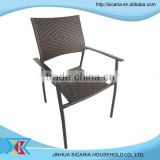 summer garden steel and rattan chair