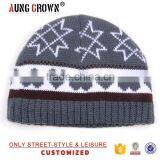 Adult Slouch Cool Knitted Beanie Hat Custom thumbnail-1
