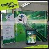 Roll Up & 8ft Concave Pop Up Display Backdrop