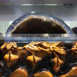 Natural Agate Crescent Geode Cornucopia Crystals Ornaments