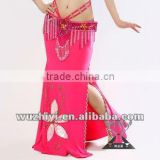 Wuchieal Sexi Crystal Cotton Belly Dance Costume Skirt