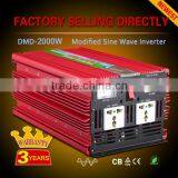 Single phase off grid modified sine wave 1000w 2000w 3000w inverter 12v 24v 220v dc ac 50hz to 60hz