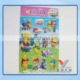 2015Cute Bear 3D Embossed Sticker Custom Stickers