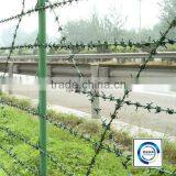 Best Selling 14x14 14x16 16x16 18x18 Green Barbed Wire Anping Factory