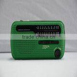 2014 Hot disaster prevention ABS plastic USB Multifunction Solar Dynamo Radio