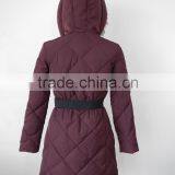 Detachable Real Raccoon Fur at Hood Long Style Women Down Parka thumbnail-3