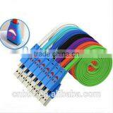 Flat Noodle LED Smile Face Micro/USB Cable for Android thumbnail-1