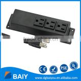 US UL Approved Power Strip 3 USB Outlet
