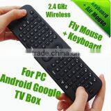 Mini 2.4G Wireless Flying Mouse Keyboard for Android Google Smart TV Box Dongle 2016