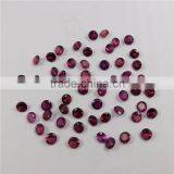 NATURAL RHODOLITE GARNET CUT FACETED GOOD COLOR & QUALITY 5 MM ROUND LOT