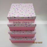 Rectangular Elegant Paper Gift Box Set With Ribbon thumbnail-3