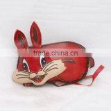 Handmade Leather Large Rabbit Coin Purse thumbnail-5