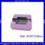 Square Cookie Tin Box With PVC Window