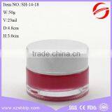 30g 50g Frosted Cosmetic Glass Jar or Glass Bottle for Horse Oil With Cap thumbnail-2