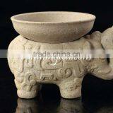 Jingdezhen Ceramic Elephant Shape Tea Strainer