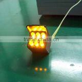 High Brightness 26mm Square Design Yellow LED Pixel Cluster Traffic Signal Light thumbnail-4