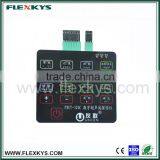 Metal Dome Membrane Switch With LED Lights and Pillow Embossed Membrane Label