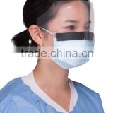 Surgical Mask With Eye Shield,Anti-Fog/Splash Medical Surgical Ear Loop Face Mask