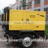 Heavy Duty 150m Lighting Coverage Radius Hydraulic Mast Mobile Tower Numbers of Lamps,power of Lamp and Genset Customized