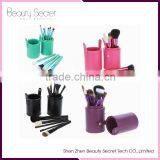 2017 New Popular 12pieces Black Red Blue and Purple Professional Makeup Brushes thumbnail-2