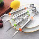 Multifunction Kitchen Fruit Salad Tool , Carving Knife & Melon Baller thumbnail-3