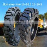 Hot Sale Solid Skid Steer Tyres 10-16.5 12x16.5 With Wheel Rim for CAT,Bobcat, Skyjack
