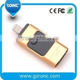 USB 3.0 OTG Flash Drive 3 in 1 Flash Drive for Iphone & Mac thumbnail-3