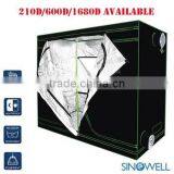 Hydroponic Indoor Grow Highly Reflective Fabric 600D Mylar 8 x 8 Plant Weed Tent thumbnail-1