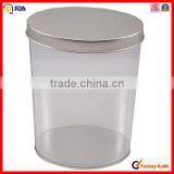 Food Packing Factory Round Transparent Tin Pvc Bucket thumbnail-1