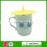 FDA LFGB Certification Cone-shape Silicone Cup Lid Silicone Cup Cover Coffee Cup Lid thumbnail-1