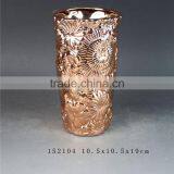 2017 Ladies Shop Rose Gold Mini Stoneware Vase thumbnail-4