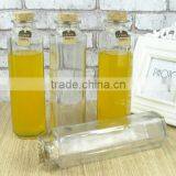 350ml glass bottle with cork lid