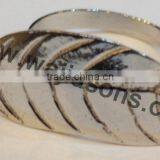 Decorative Metal Napkin Rings, Wedding Napkin Ring, Handmade Napkin Rings thumbnail-6