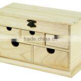 Fashional Pine Wooden Jewely Box For Women thumbnail-2