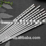 WNL-912 Twisted Handle Stainless Steel Travel Chopsticks thumbnail-3