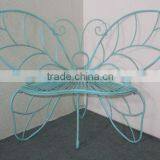 Metal White Butterfly Garden Bench thumbnail-6