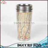 NBRSC Wholesale Promotional 16oz Paper Insert Stainless Steel Tumbler,16oz Plastic Tumbler With Stainless Steel Liner Mug thumbnail-1