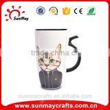 Wholesale Custom High Quality Ceramic Mug With Spoon thumbnail-6