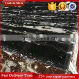 90 Degree China Nero Portoro Black Marble Countertop thumbnail-2