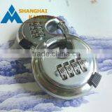 Antique 70mm #304 Stainless Steel Disc Combination Padlock thumbnail-3