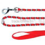 Nylon Wrist Loop Dog Chain With Handle , Wholesale Strong Durable Fashion Dog Leash Choke Chains With Braided thumbnail-2