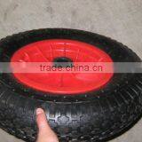 16''*400-8 Plastic Rim Wheel Barrow Pneumatic Rubber Wheel thumbnail-2