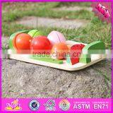 2016 New Design Children Pretend Play Wooden Fruit Cutting Game W10B177 thumbnail-6