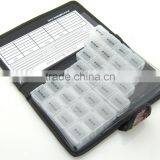New PU Removable Compartments 7 DAY PILL WALLET Tablet Organizer Dispenser Box thumbnail-5