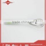 10" High Quality Stainless Steel Manual Egg Beater Whisk for Kitchen Tools thumbnail-2