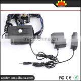 Wholesale High Quality XML T6 LED 1600 Lm Zoomable LED Rechargeable Headlamp With 18650 Batteriy,charger thumbnail-1