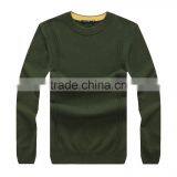 Latest Design Men Cashmere /wool Knit Crew Neck Pullover Sweater thumbnail-1