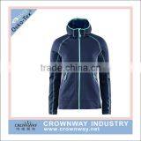 Fashion and Comfortable Woman Knitted Jacket Ladies Outdoor Thumb Hole Jacket Goretex Jacket